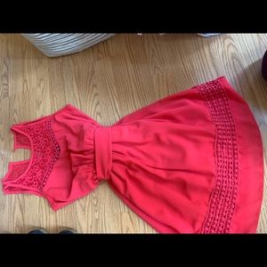 Coral dress size xs